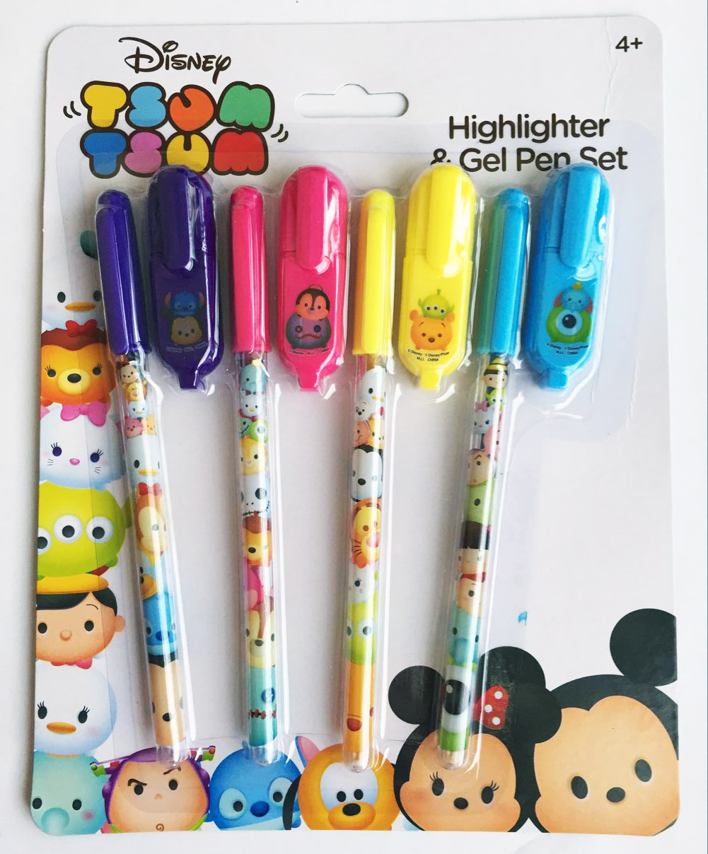 highlighter pen set,gel pen set,ball pen,ball pen set-HIGHLIGHTER AND GEL PEN SET-Stationery se