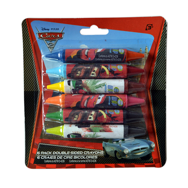 -6Pack Double-sided Crayons -Crayon & marker-Ningbo Li Chuang CO.,LTD